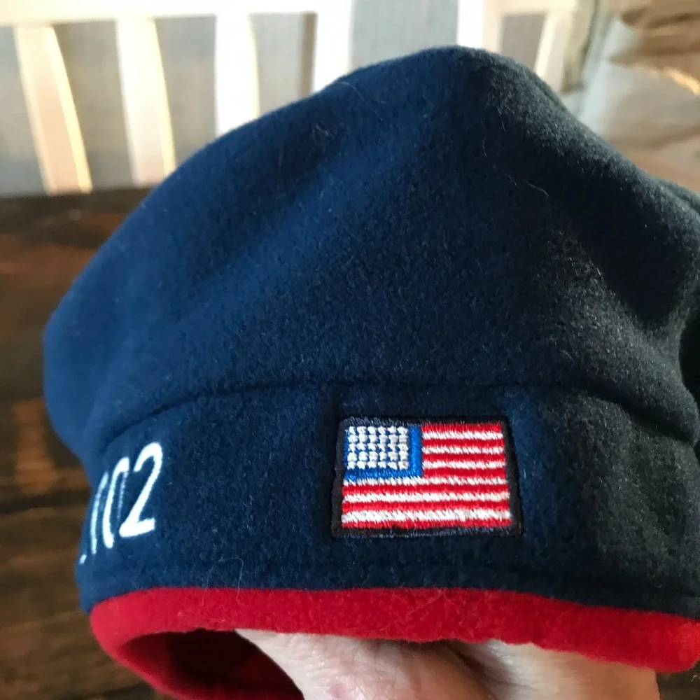 Vintage 2002 beret USA Olympics Hat